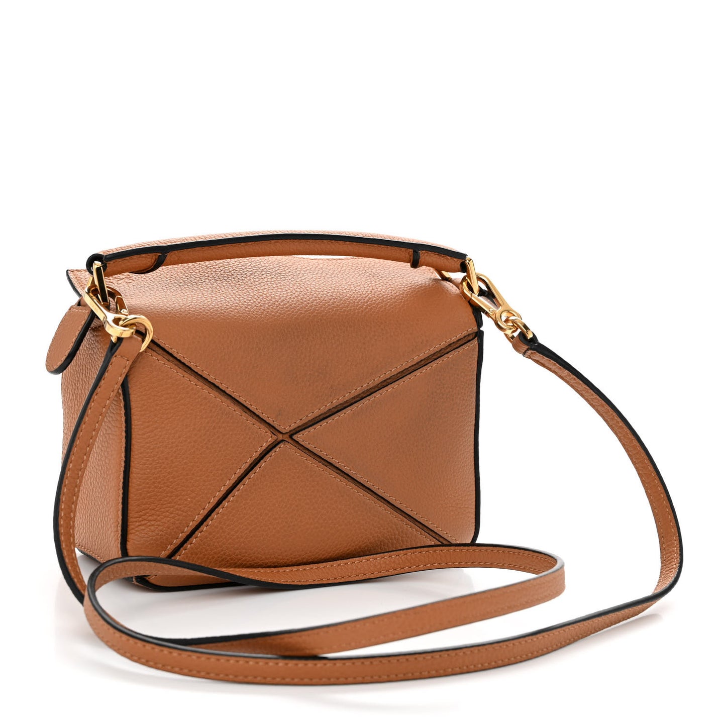 Calfskin Mini Puzzle Bag Tan