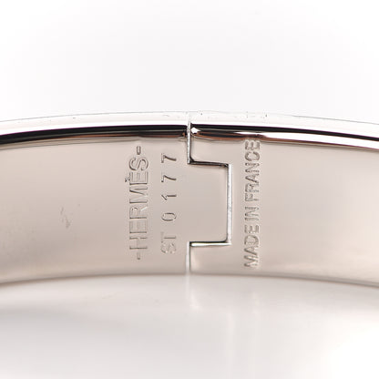 Hermes Enamel Narrow Clic Clac H Bracelet PM Black 4 of 5