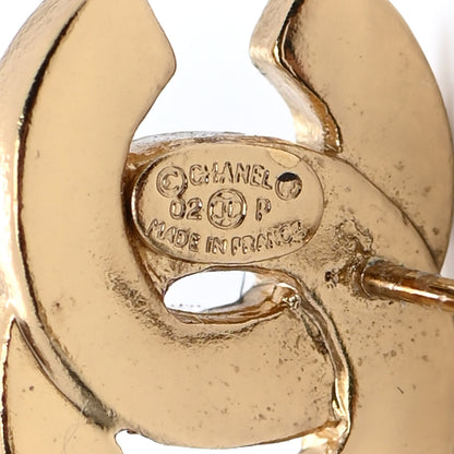 Chanel Metal CC Earrings Gold 4 of 5