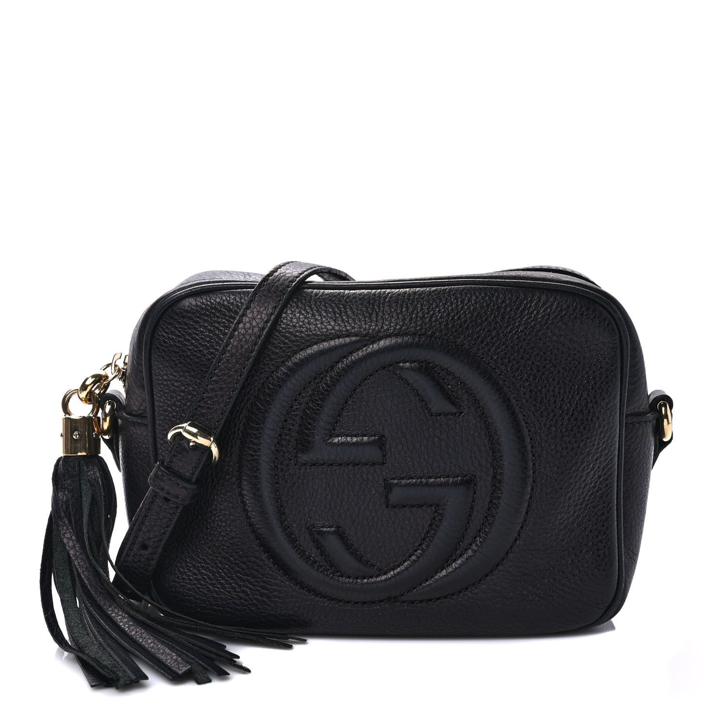 Gucci Pebbled Calfskin Small Soho Disco Bag Black 1 of 12