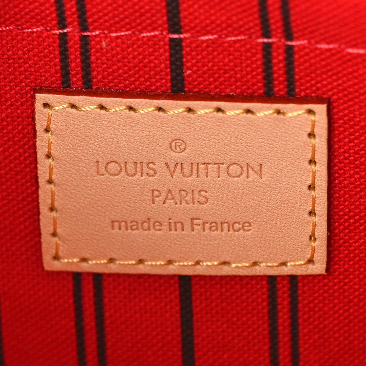 Monogram Neverfull MM GM Pochette Cherry