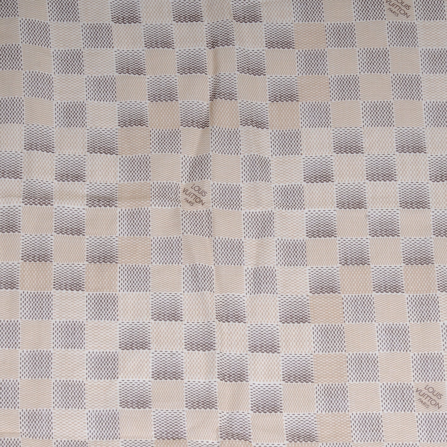 Cotton Damier Scarf