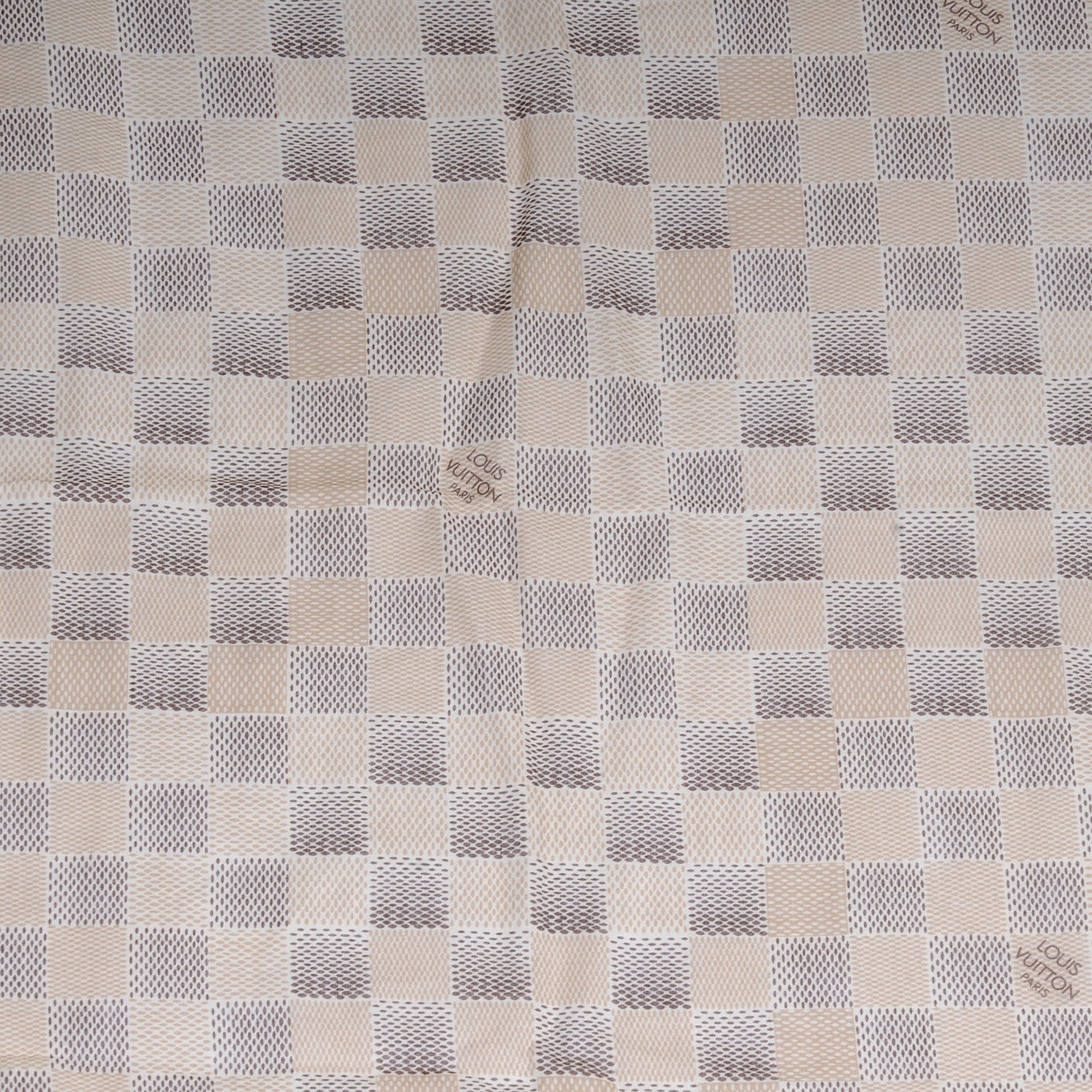 Louis Vuitton Cotton Damier Scarf 1 of 5