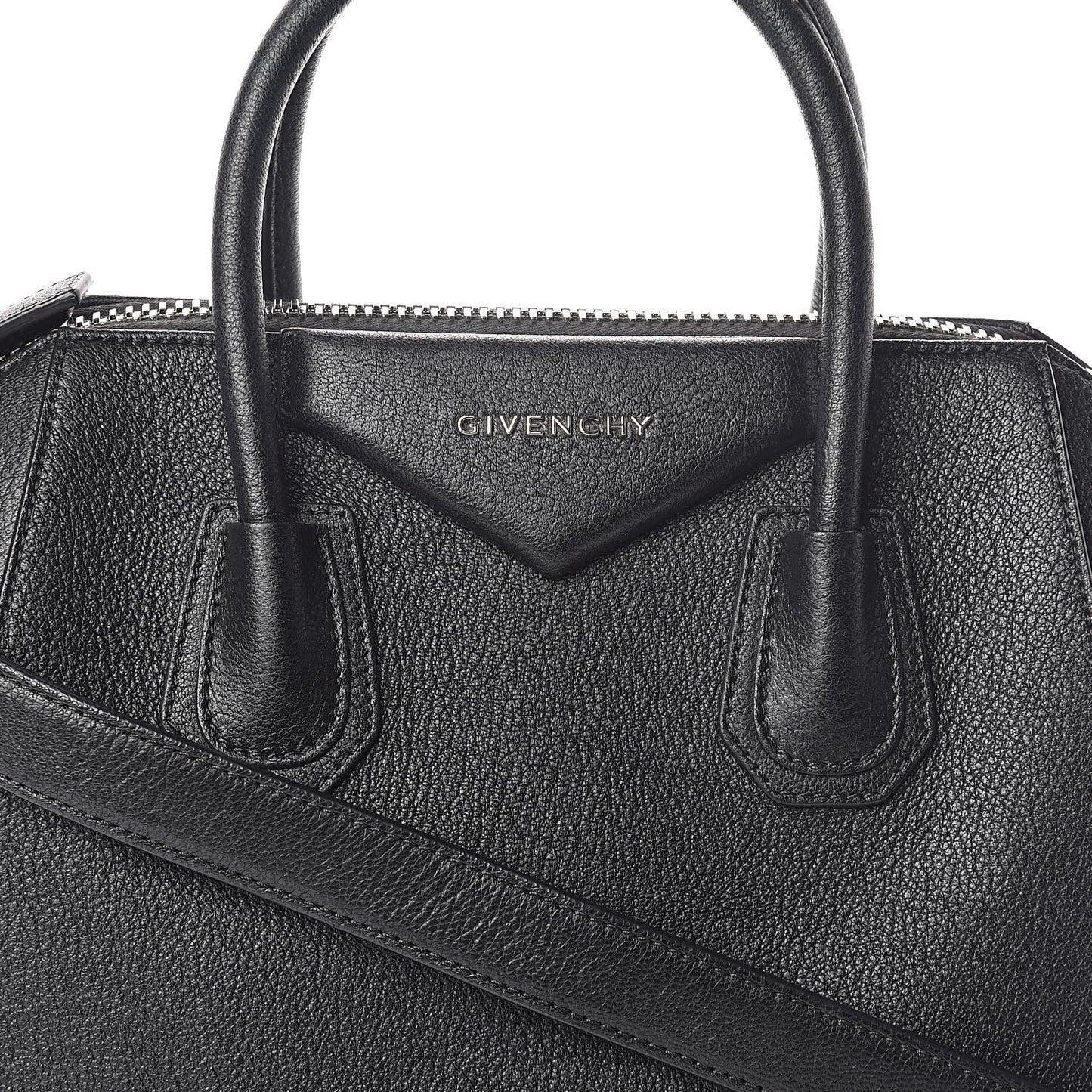 Sugar Goatskin Small Antigona Black
