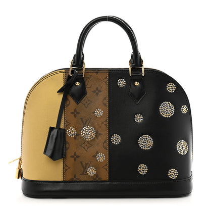 Louis Vuitton Reverse Monogram Studded Night Lights Alma PM 1 of 11