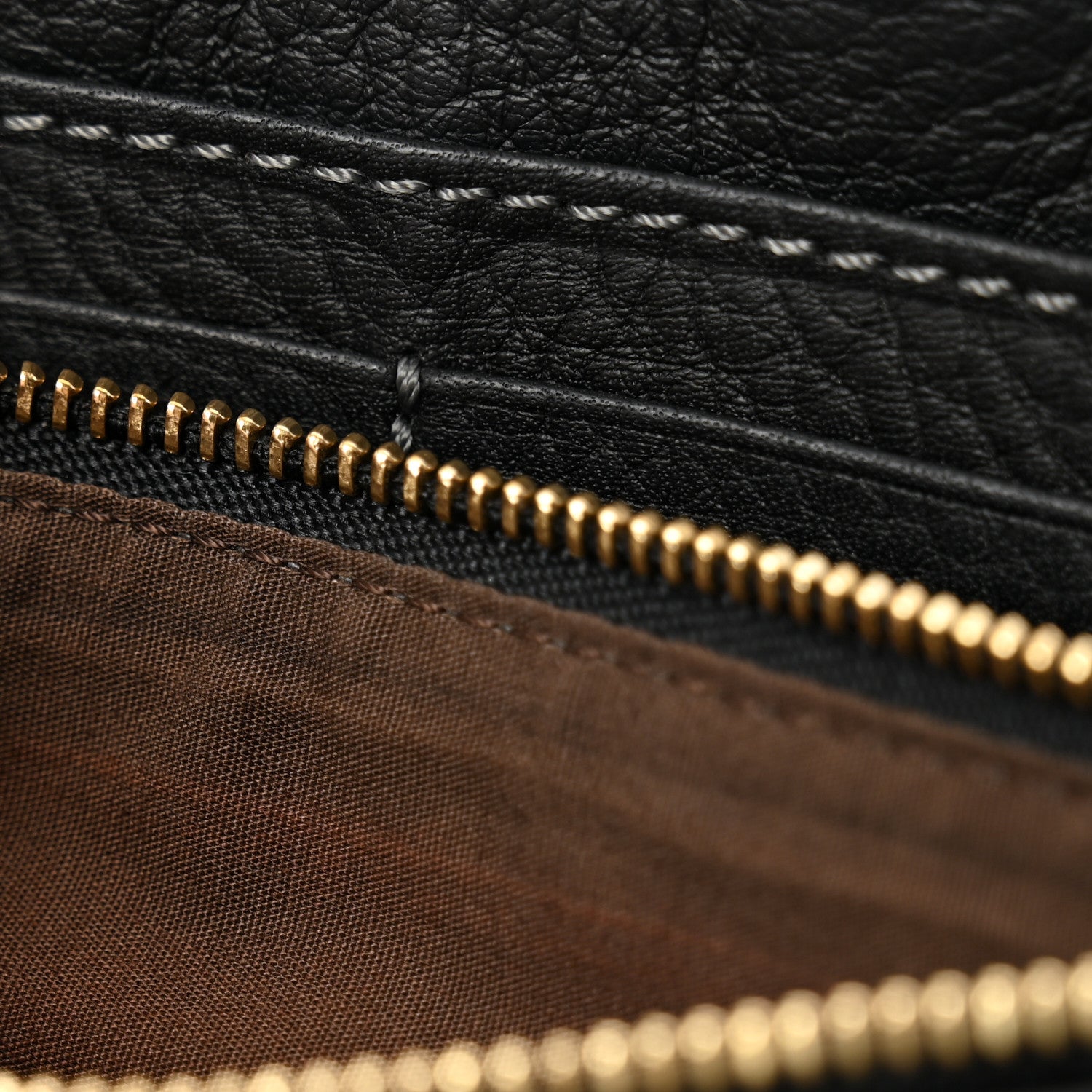 Chloe Grained Calfskin Marcie Long Zip Around Wallet Black 9 of 12