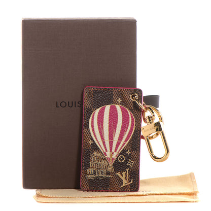 Louis Vuitton Damier Ebene Illustre Air Balloon Bag Charm Grenade 6 of 6