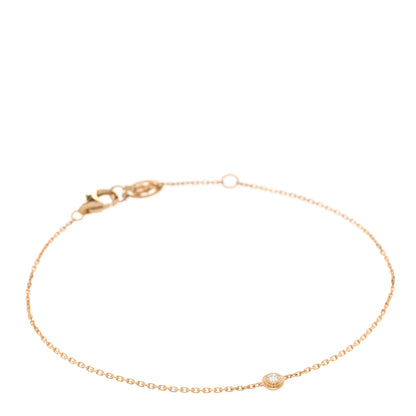 Cartier 18K Yellow Gold Diamond XS D'Amour Bracelet 1 of 3