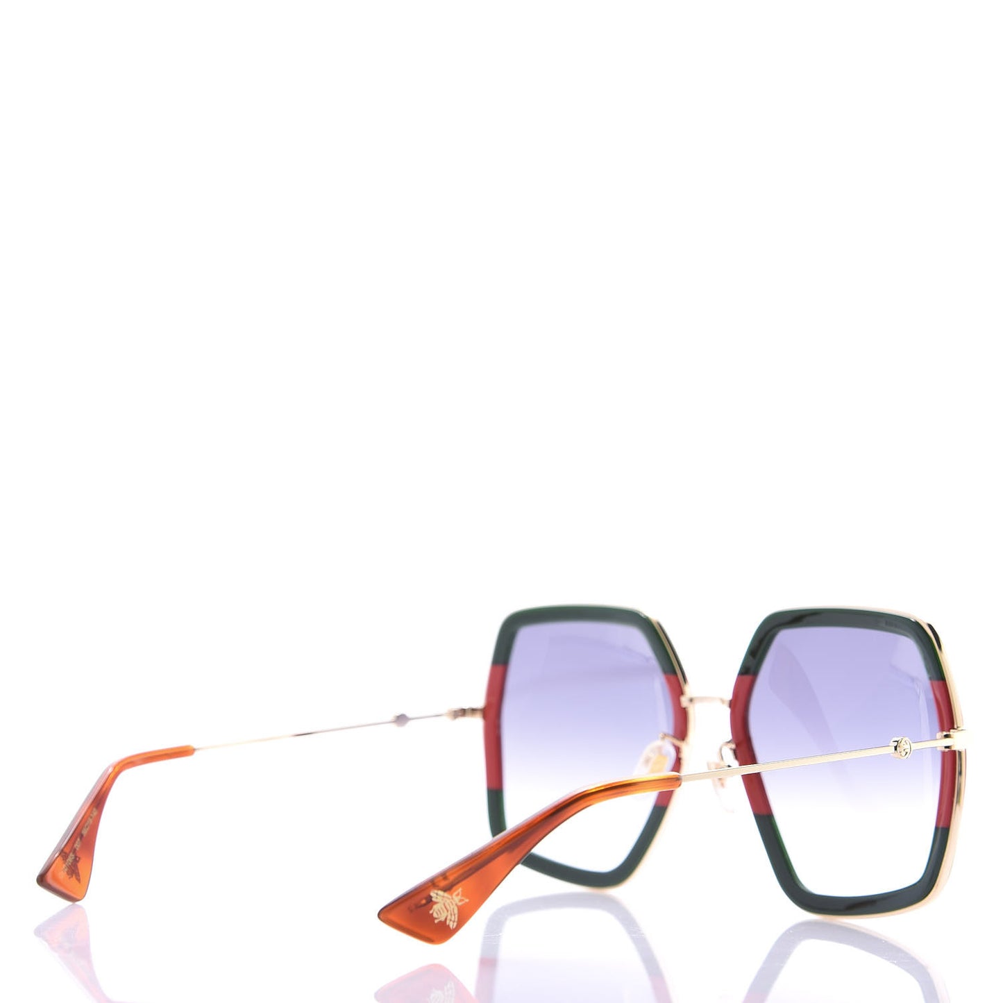Square Frame Web GG0106S Sunglasses Tortoise
