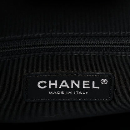 Chanel Calfskin Chain 20s Signature Tote Black 5 of 10