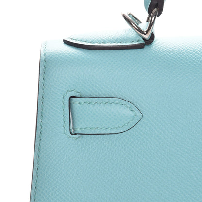Hermes Epsom Kelly Sellier 28 Bleu Atoll 13 of 30