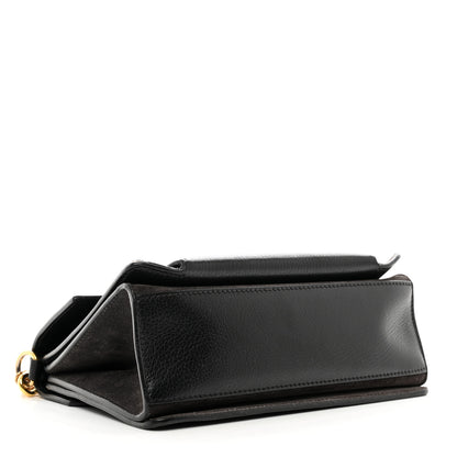 Givenchy Goatskin Suede Small GV3 Shoulder Bag Black 4 of 13
