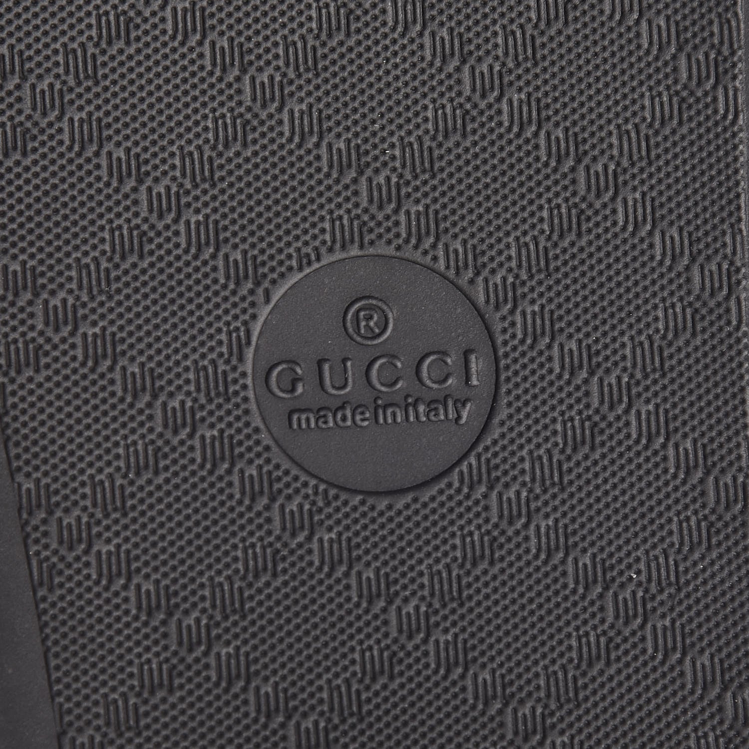 Gucci X SEGA Supreme Canvas GUCCY Stars Mens Slide Sandals 9 Black Gold 8 of 9