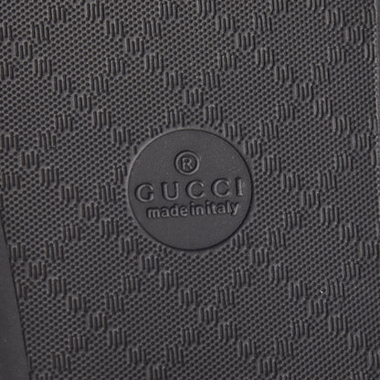 Gucci X SEGA Supreme Canvas GUCCY Stars Mens Slide Sandals 9 Black Gold 8 of 9