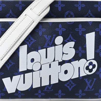 Louis Vuitton Monogram Everyday LV Discovery Messenger Blue 8 of 11