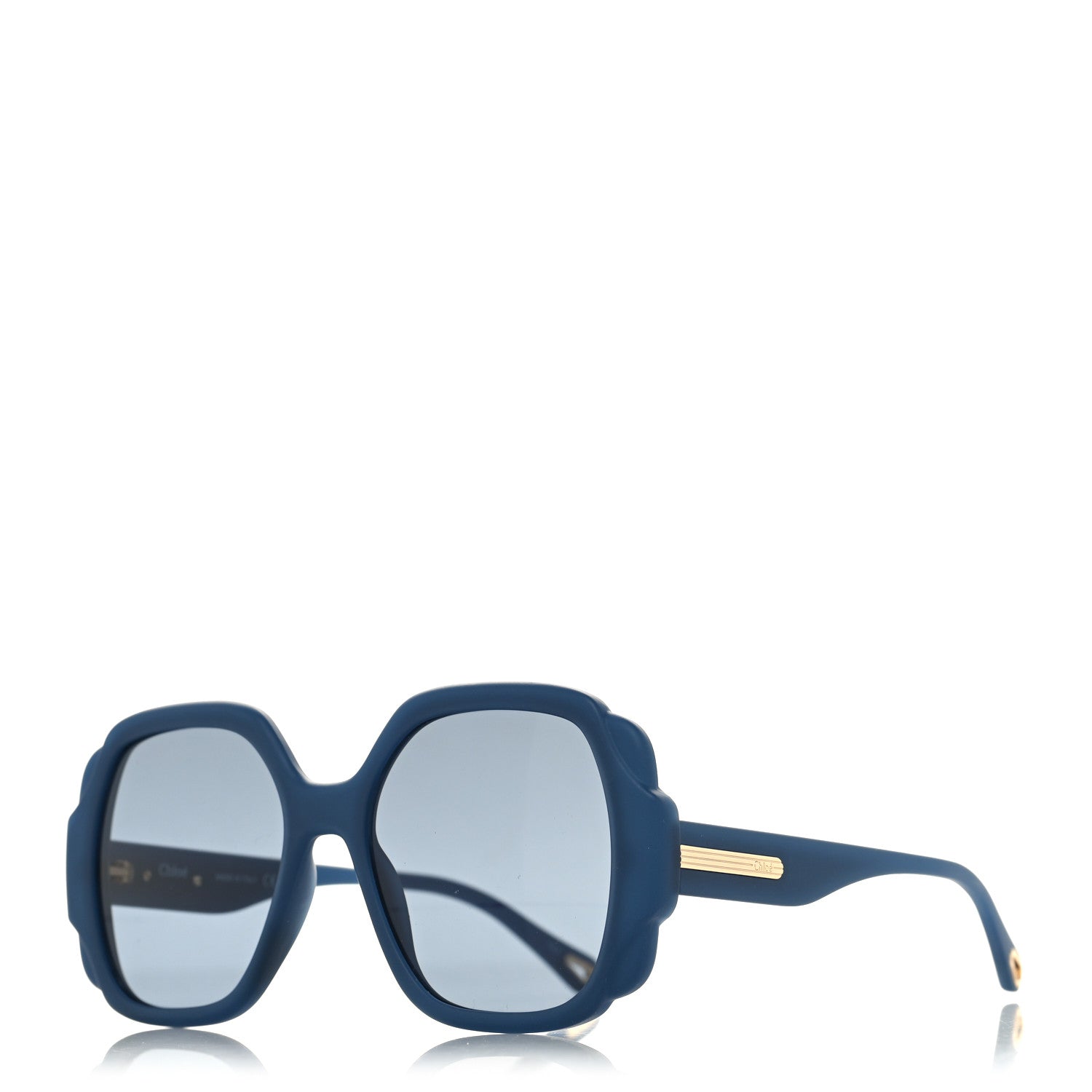 Chloe Oversized Square Sunglasses CH0121S Blue 1 of 6