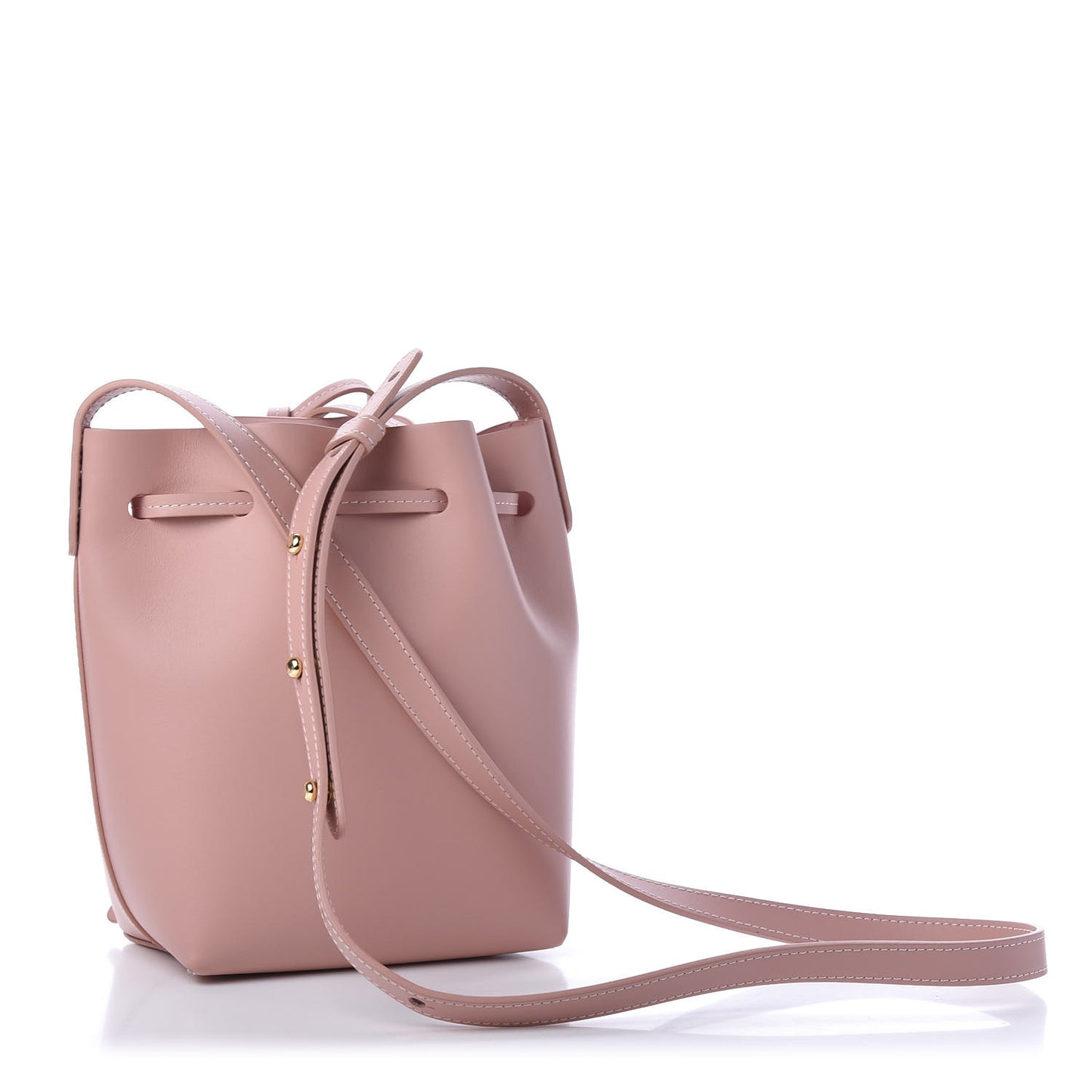 Calfskin Mini Mini Bucket Bag Blush