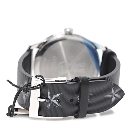 Gucci Stainless Steel Calfskin 38mm G-Timeless Bee Star Hologram Quartz Watch Black 4 of 7
