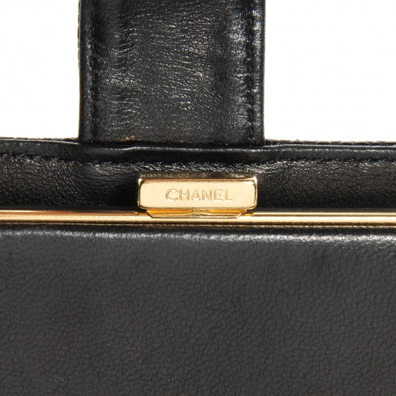 Chanel Caviar CC Wallet Black 10 of 10