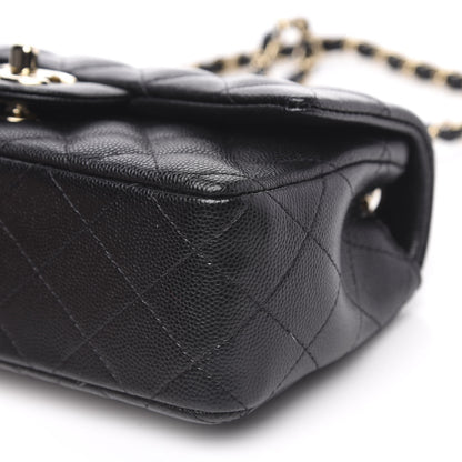 Chanel Caviar Quilted Mini Rectangular Flap Black 9 of 10
