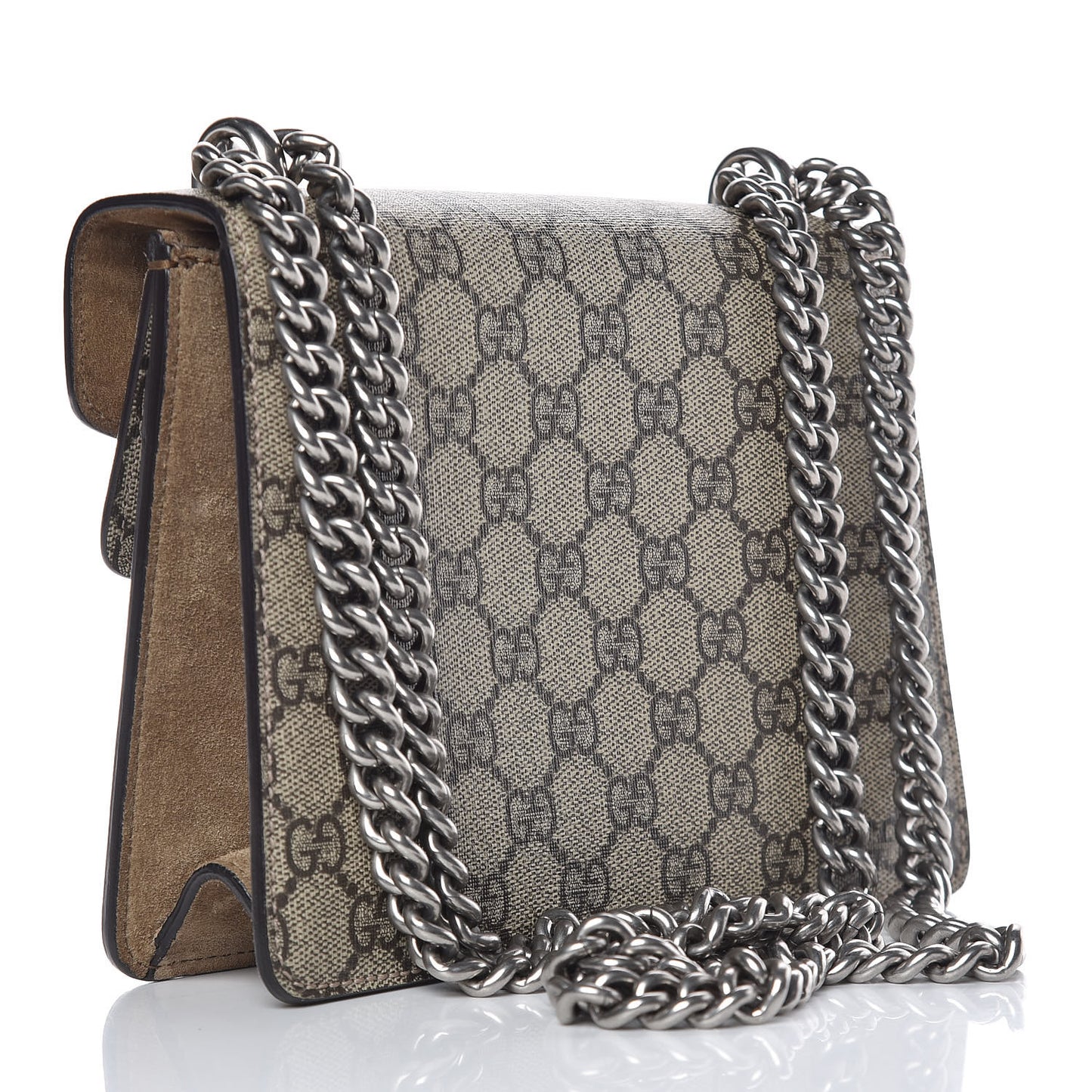GG Supreme Monogram Mini Dionysus Shoulder Bag Taupe