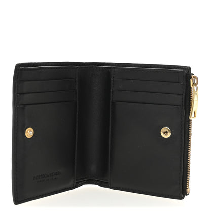 Bottega Veneta Nappa Intrecciato Bifold Zip Wallet Black 5 of 8