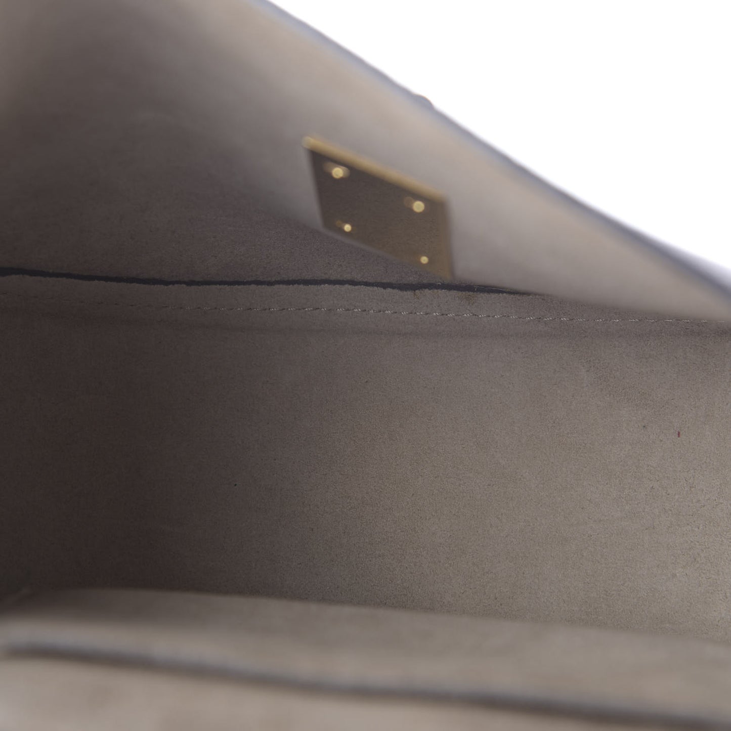 Grained Lambskin Drew Shoulder Bag Motty Grey