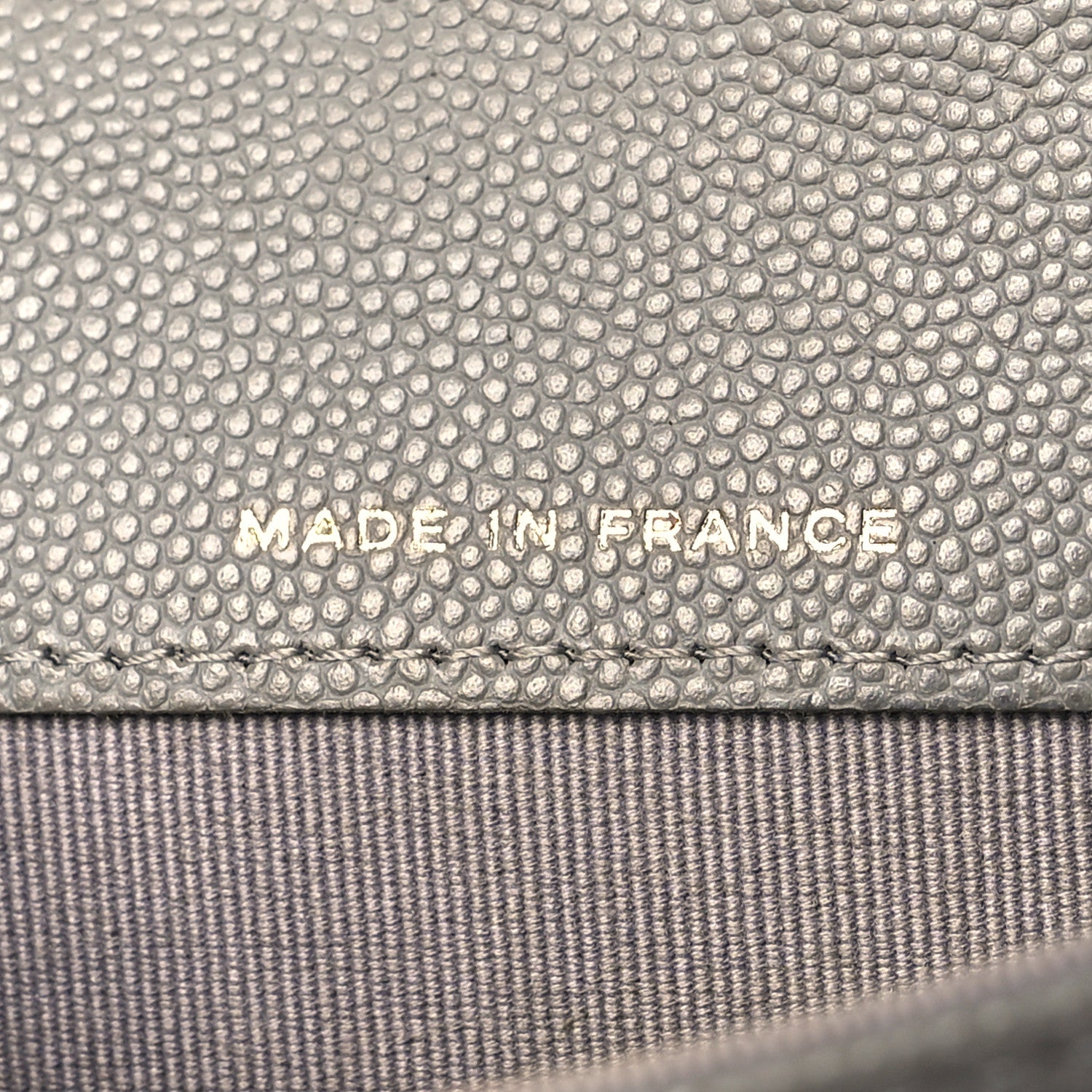 Chanel Caviar Quilted Flap Card Holder Wallet Dark Grey 7 of 10