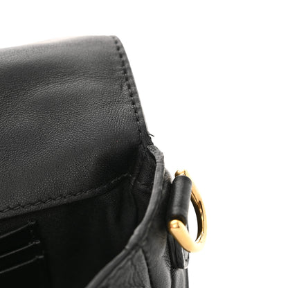 Fendi Nappa FF 1974 Embossed Mini Baguette Black 12 of 12