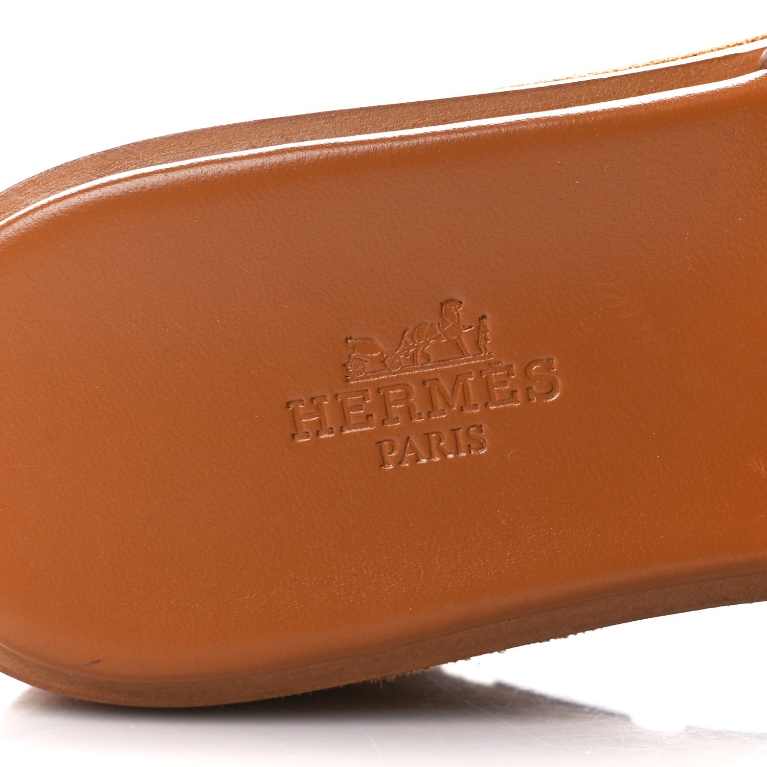 Hermes Calfskin Suede Eze 30 Sandals 37 Naturel 7 of 8