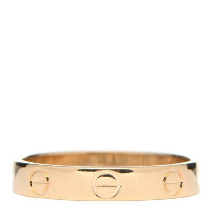 Cartier 18K Yellow Gold 3.5mm LOVE Wedding Band Ring 56 7.5 1 of 5