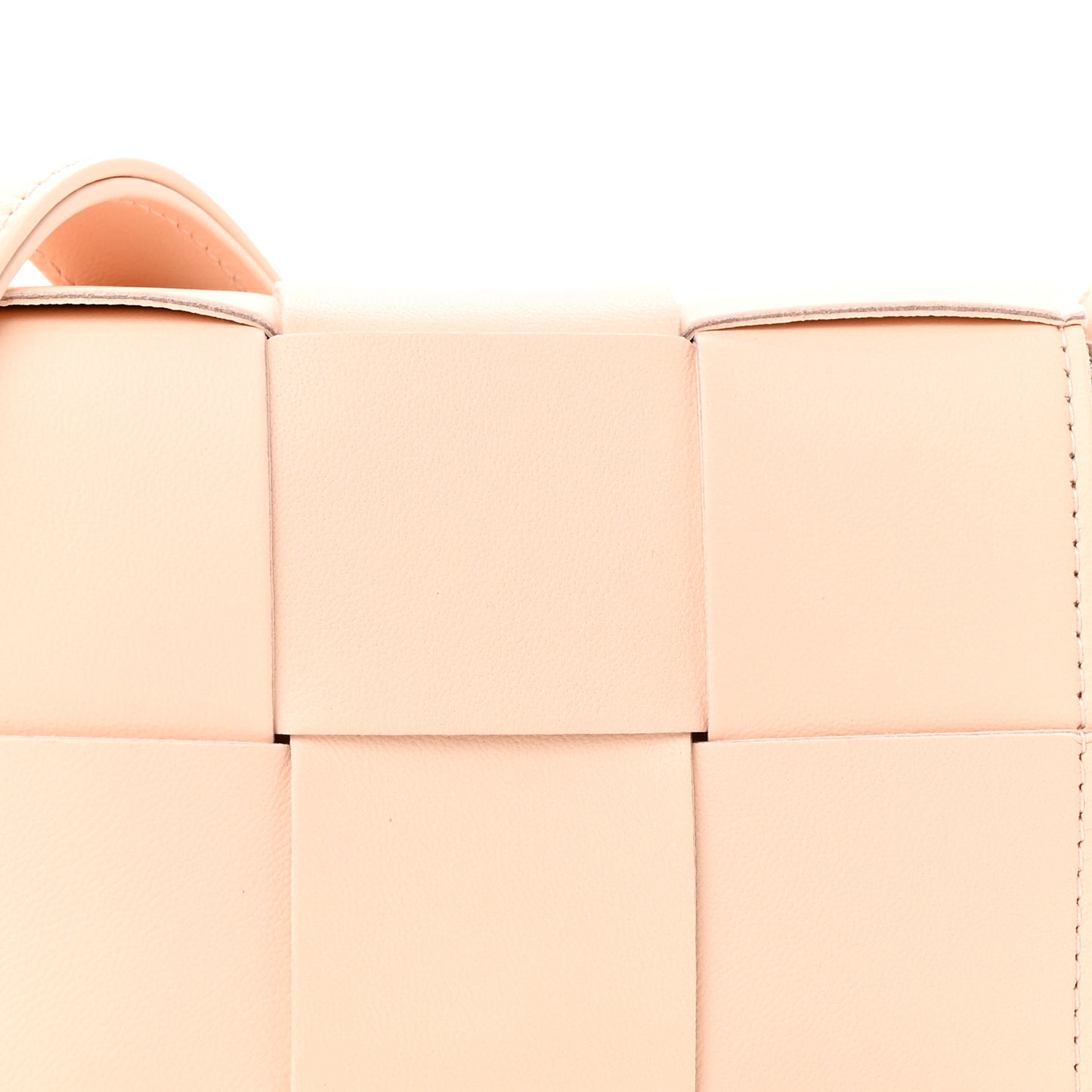 Lambskin Maxi Intreccio Candy Cassette Crossbody Bag Melon Washed