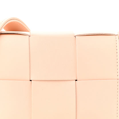 Bottega Veneta Lambskin Maxi Intreccio Candy Cassette Crossbody Bag Melon Washed 7 of 9