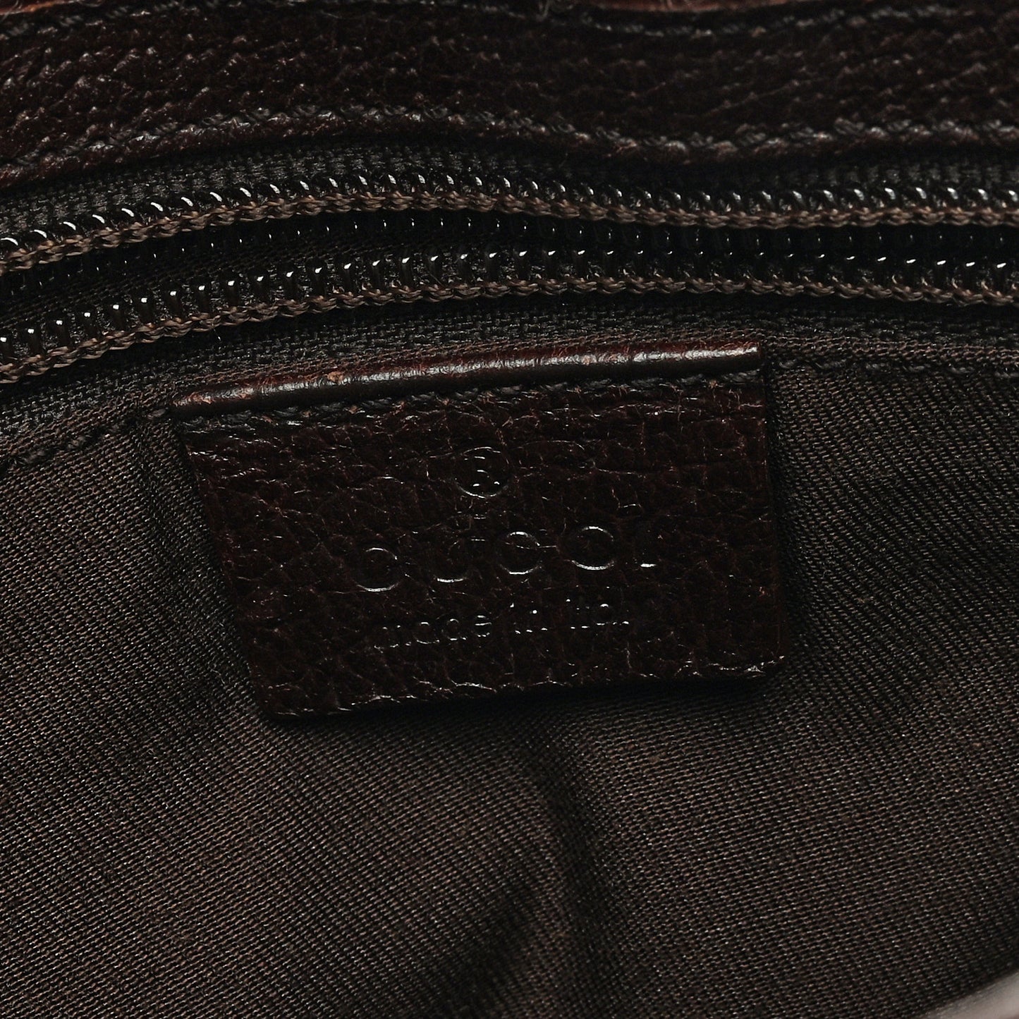 GG Monogram Web Messenger Crossbody Bag Dark Brown