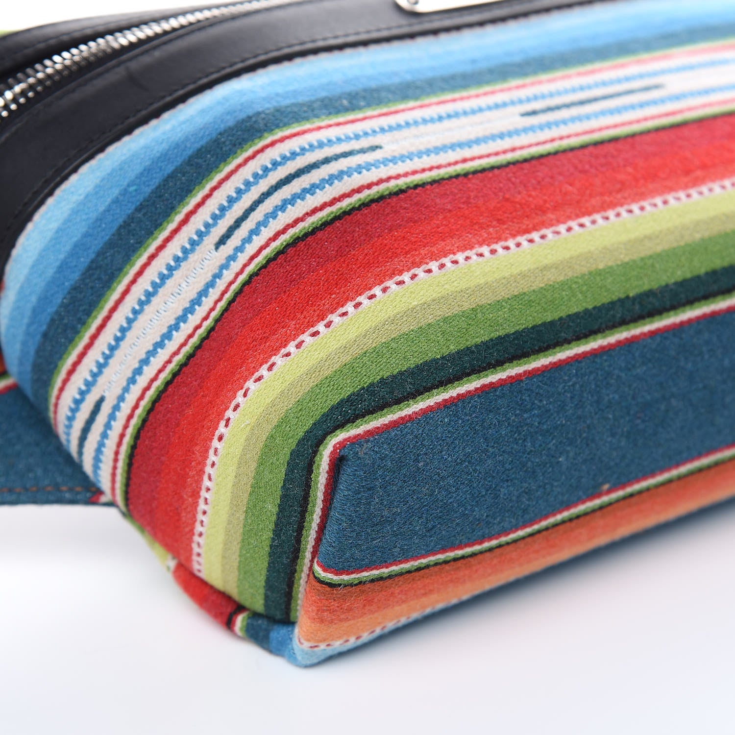Saint Laurent Wool Mexican Jacquard City Belt Bag Multicolor 8 of 12