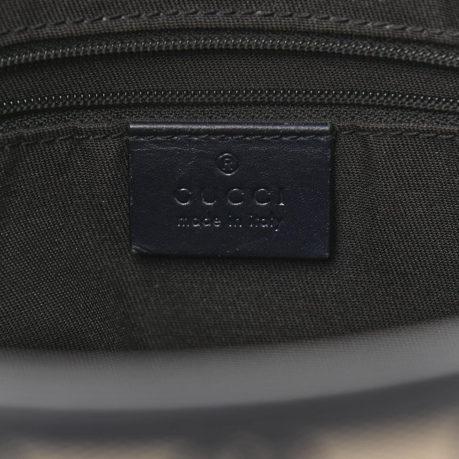 Gucci GG Supreme Monogram Web Flat Messenger Bag Navy 6 of 12
