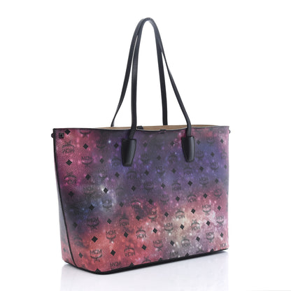 MCM Galaxy Visetos Medium Shopper Tote Multicolor 4 of 12