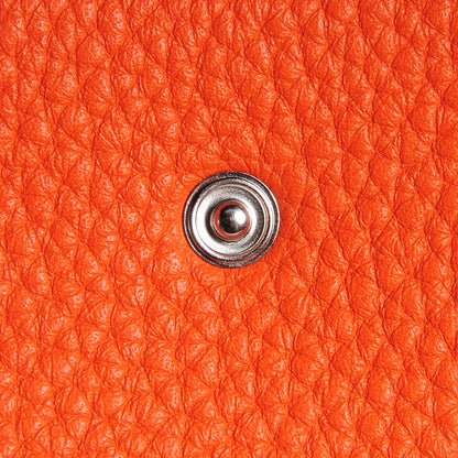 Hermes Taurillon Clemence Evelyne TPM Feu Orange 13 of 14