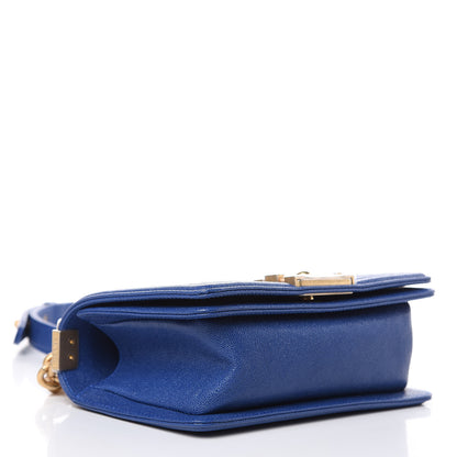 Chanel Caviar Quilted Small Boy Flap Dark Blue 4 of 9