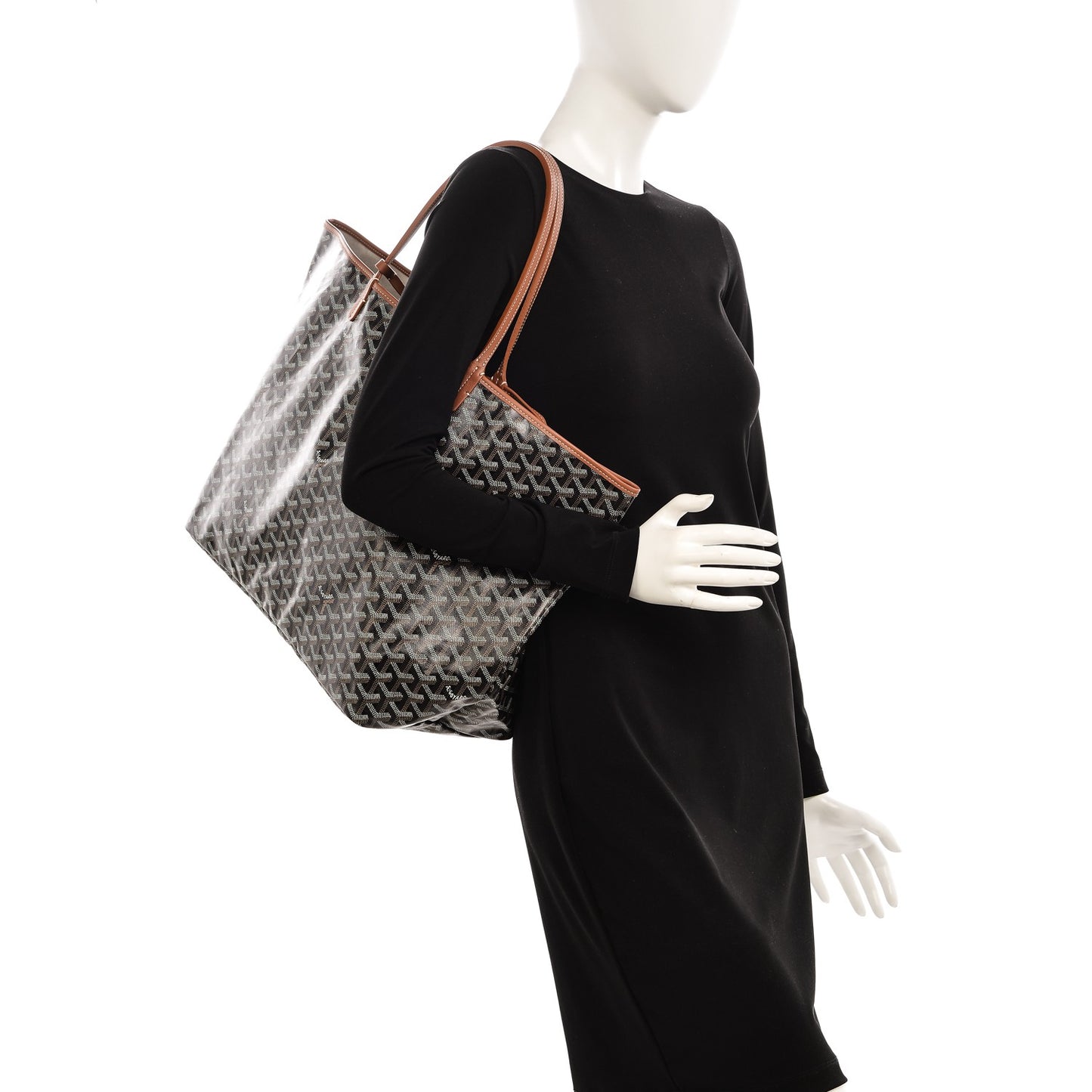 Goyardine Saint Louis GM Black Gold