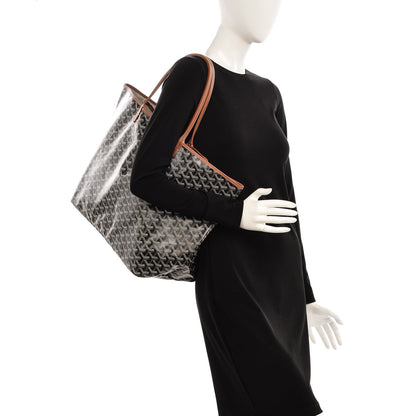 Goyard Goyardine Saint Louis GM Black Gold 2 of 8