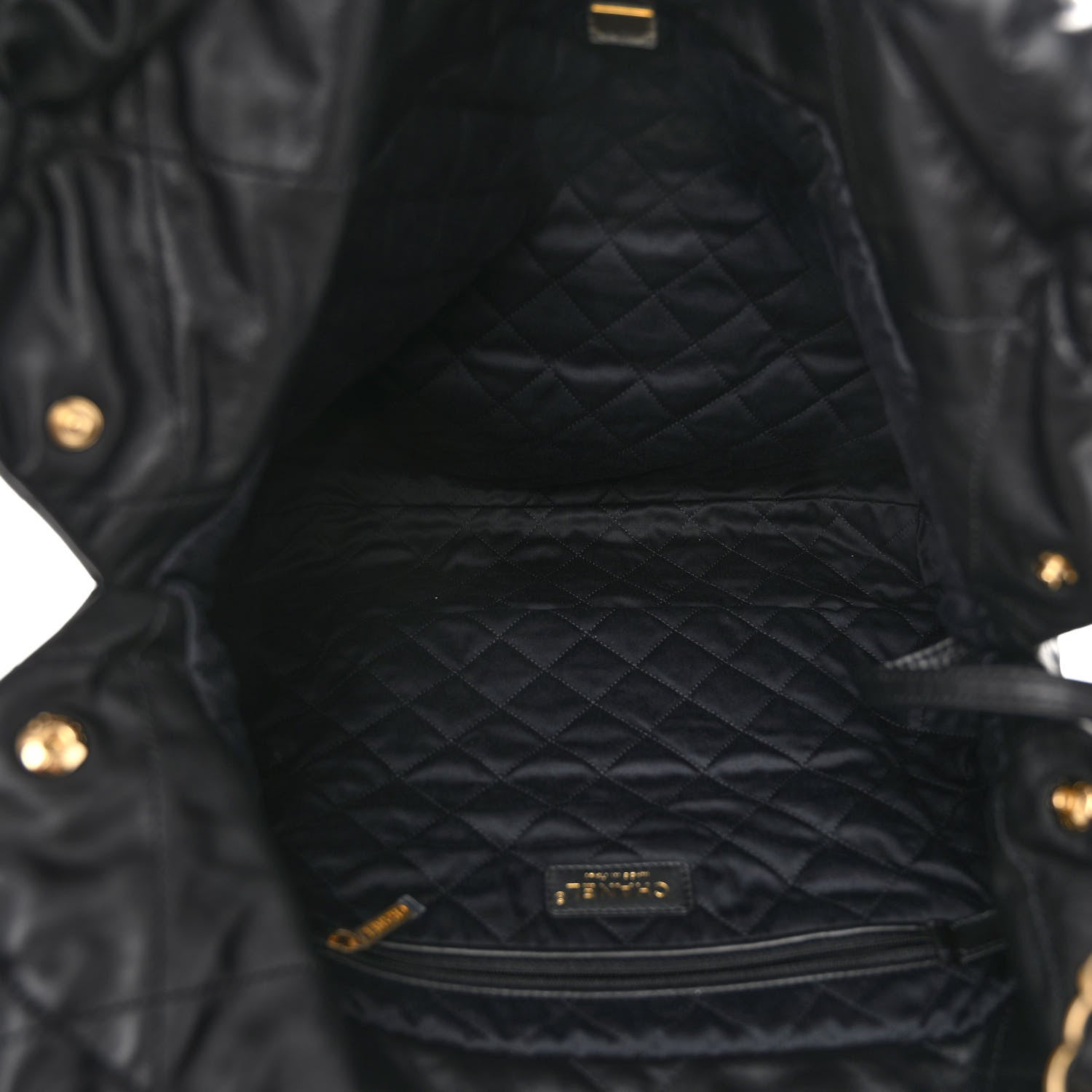 Chanel Calfskin Quilted Large Chanel 22 Black 6 of 11