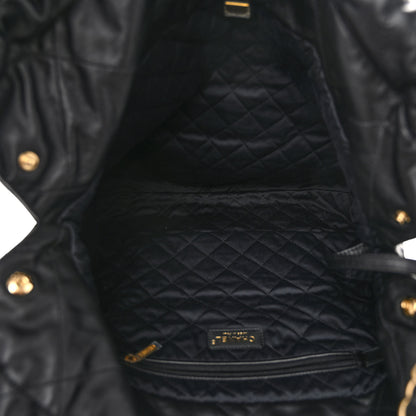 Chanel Calfskin Quilted Large Chanel 22 Black 6 of 11