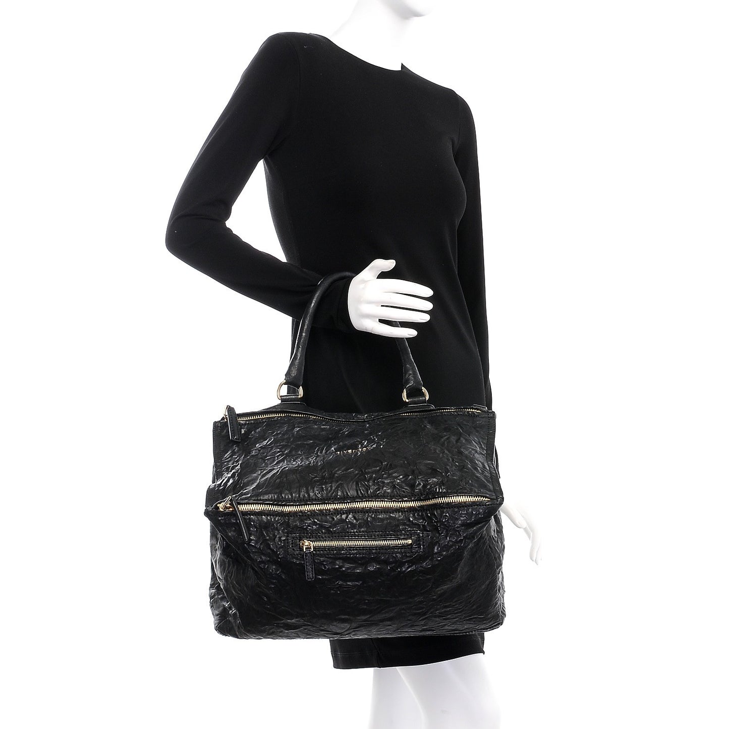 Tumbled Sheepskin Large Pandora Black