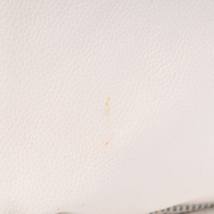 Chanel Caviar Perforated Bowler White 12 of 12