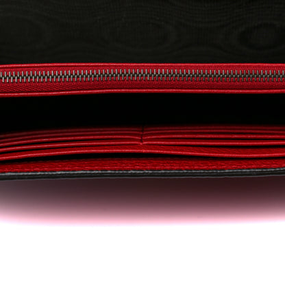 Gucci Calfskin GG Marmont Chain Wallet Vulcanic Red 6 of 13