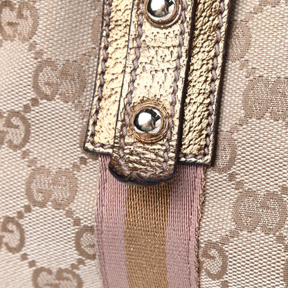 Gucci Monogram Medium Jolicoeur Tote Metallic 10 of 10