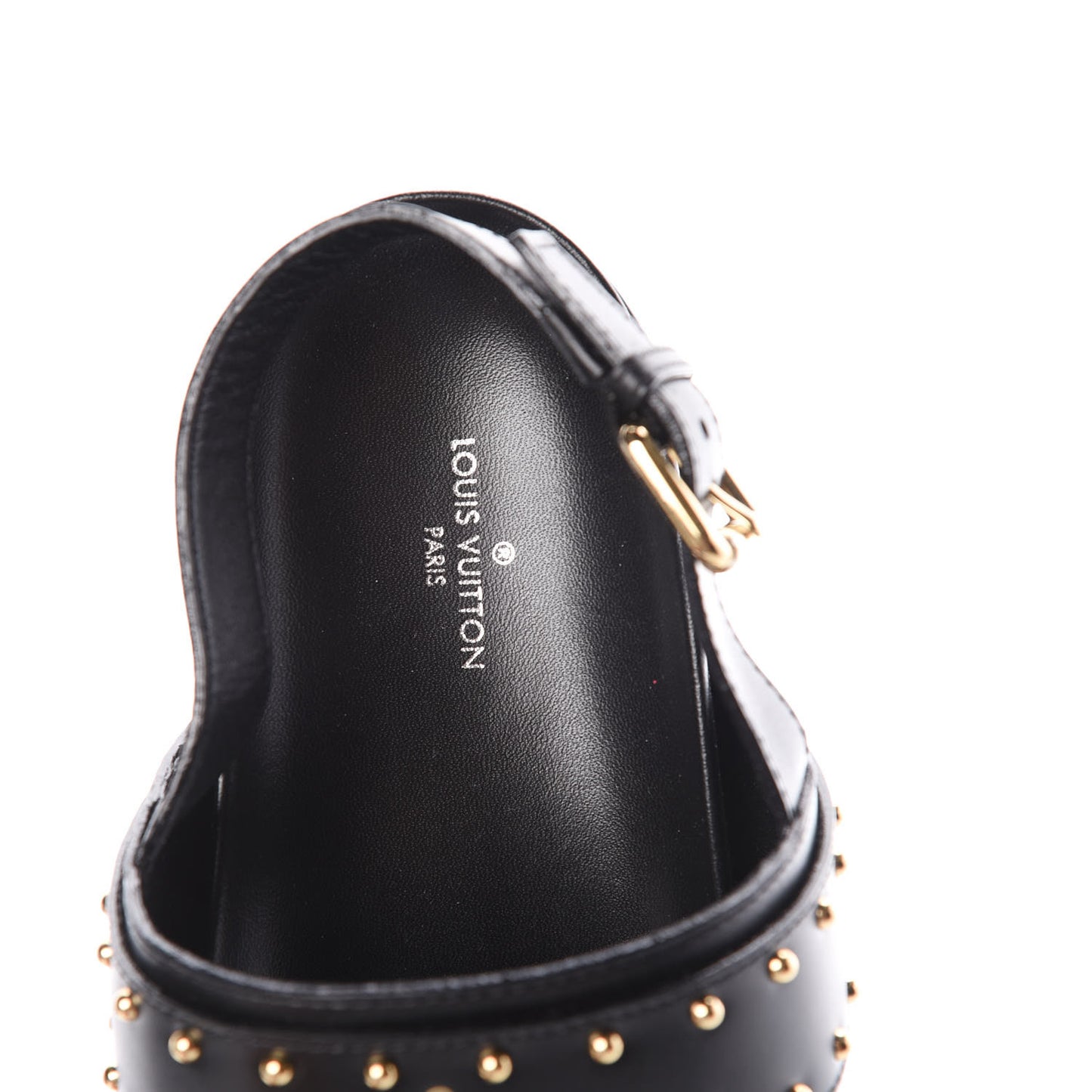 Calfskin Monogram Laureate Platform Sandals 40 Black
