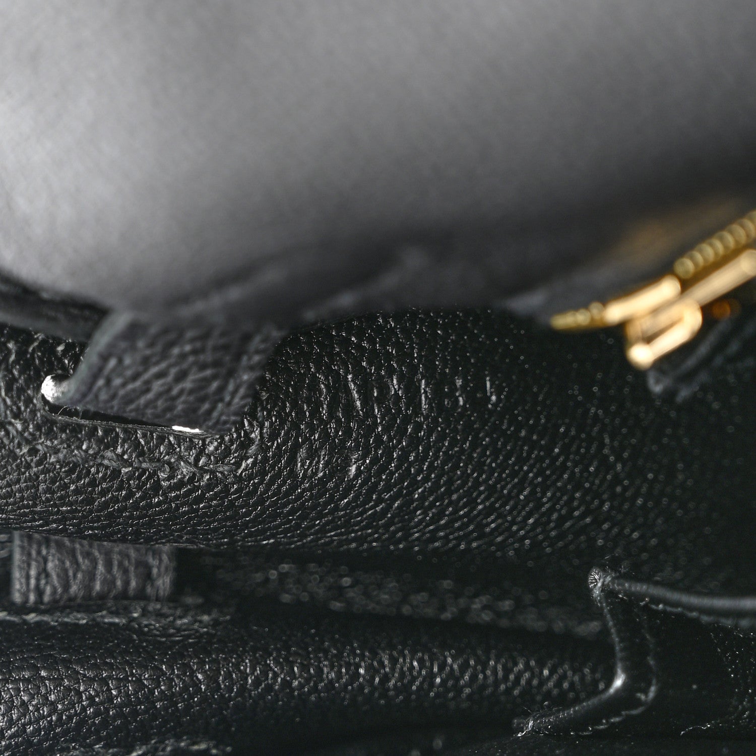 Hermes Togo Kelly Retourne 25 Black 7 of 12