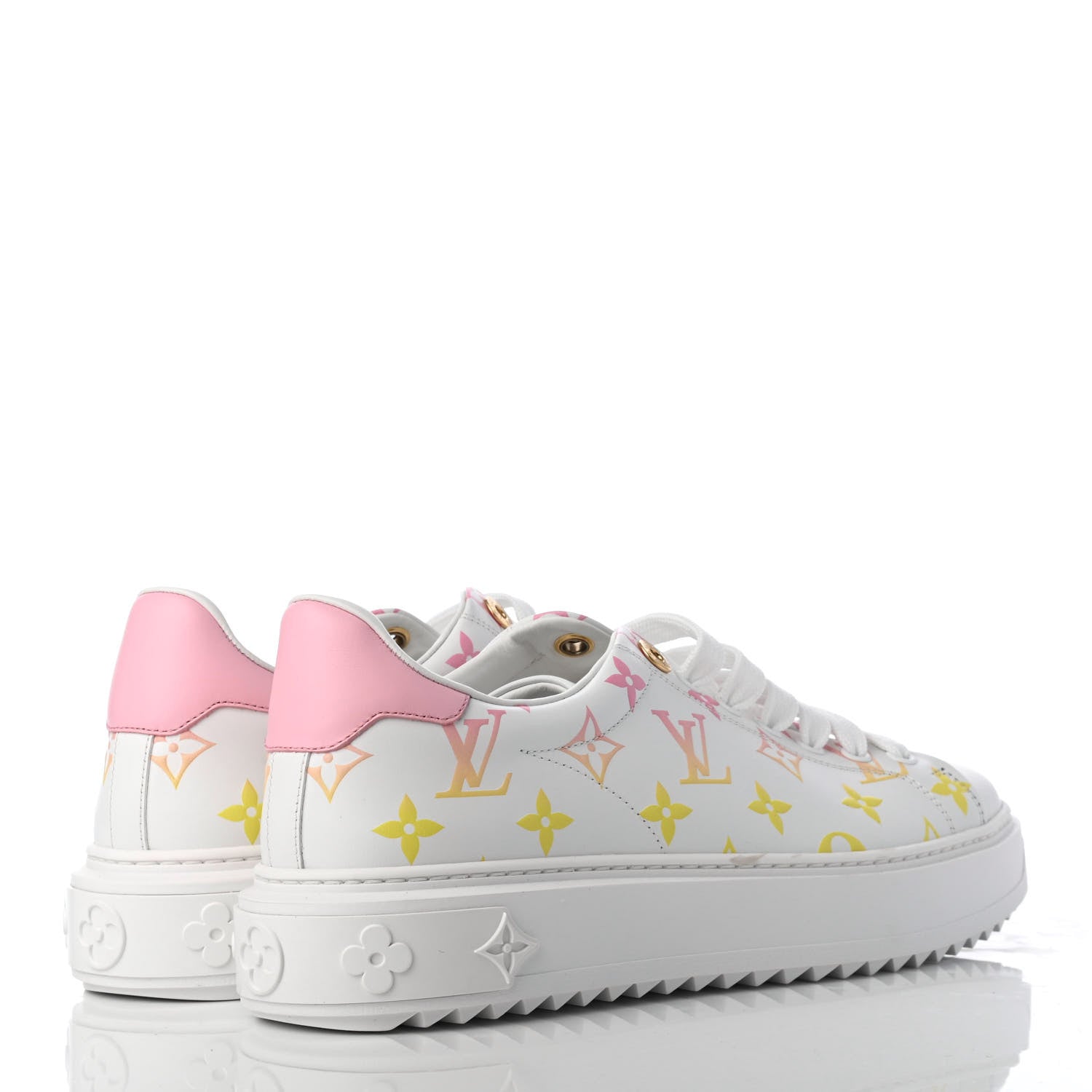 Louis Vuitton Monogram By The Pool Time Out Sneakers 38.5 Rose 4 of 9